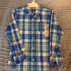 Oshkosh boys long sleeve button down shirt
